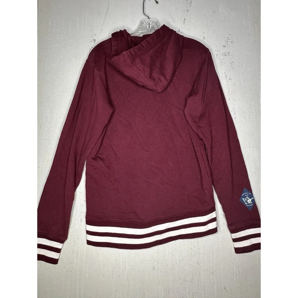 True Religion Brand Jeans TR Zip Maroon Hoodie | Tagged Size: S/P